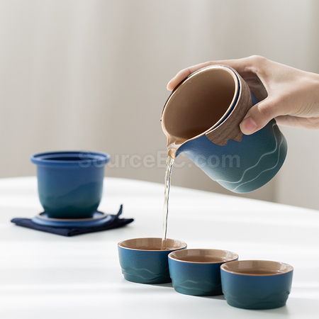 禮品訂造手提便攜旅行茶具套裝紀念品