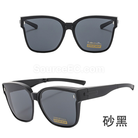 禮品訂造可折疊套鏡近視太陽眼鏡紀念品