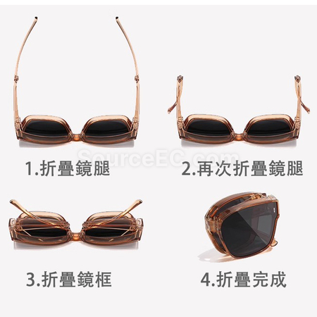 禮品訂造可折疊套鏡近視太陽眼鏡紀念品