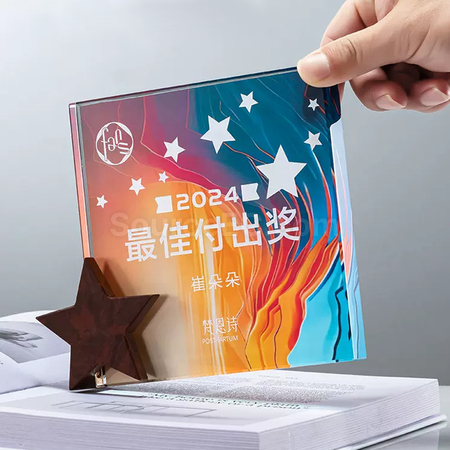 禮品訂造大理石水晶獎座紀念品