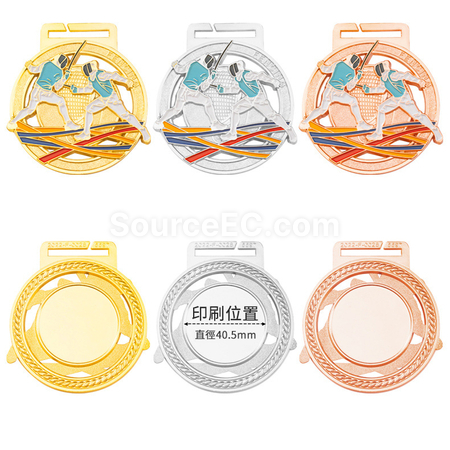 禮品訂造擊劍獎牌紀念品