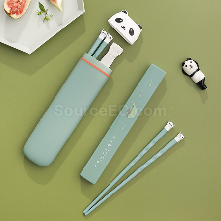 禮品訂造熊貓自備餐具套裝紀念品