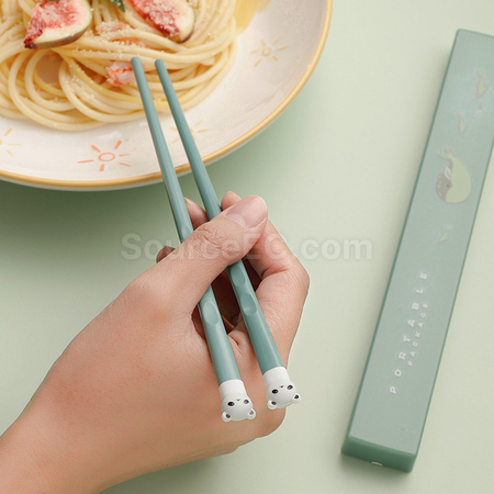 禮品訂造熊貓自備餐具套裝紀念品