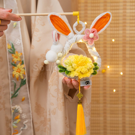 禮品訂造中秋diy兔子燈（需自行組裝）紀念品