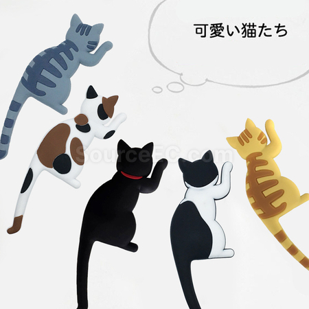 禮品訂造猫咪冰櫃貼磁性掛鉤紀念品