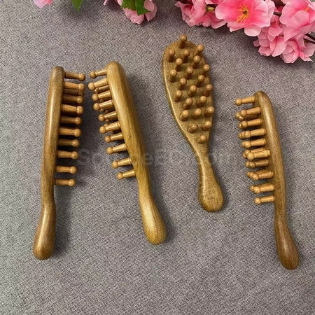 禮品訂造木質按摩梳紀念品