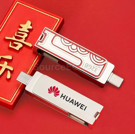 禮品訂造Type-C 兩用USB手指紀念品