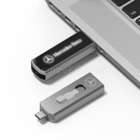禮品訂造Type-C 發光USB手指紀念品