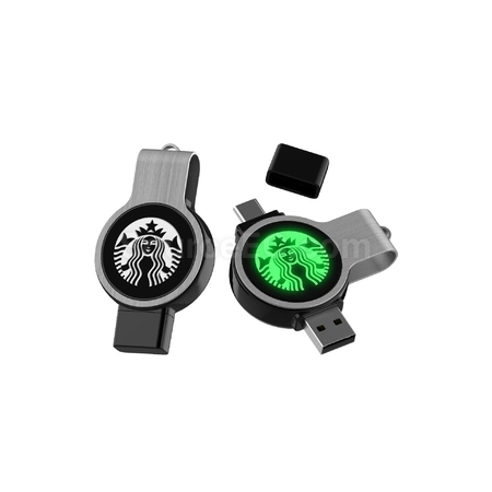 禮品訂造Type-C 發光USB手指紀念品