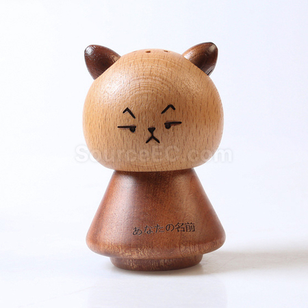 禮品訂造Lucky貓擴香木紀念品