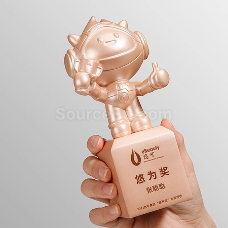 禮品訂造企業造型樹脂獎座紀念品