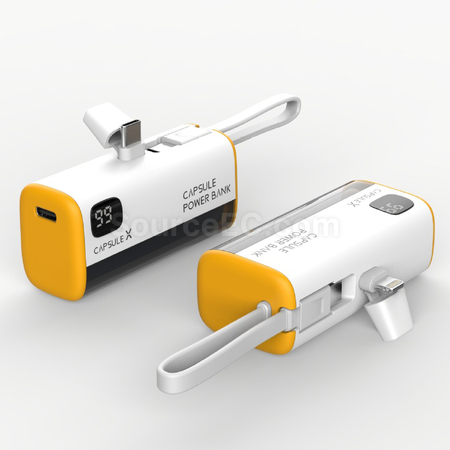 禮品訂造無線膠囊充電寶紀念品