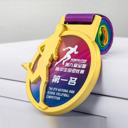 禮品訂造跑步金屬獎牌紀念品