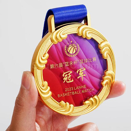 禮品訂造海浪金屬獎牌紀念品