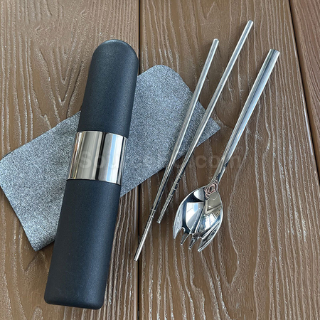禮品訂造不銹鋼筷子勺子套裝紀念品