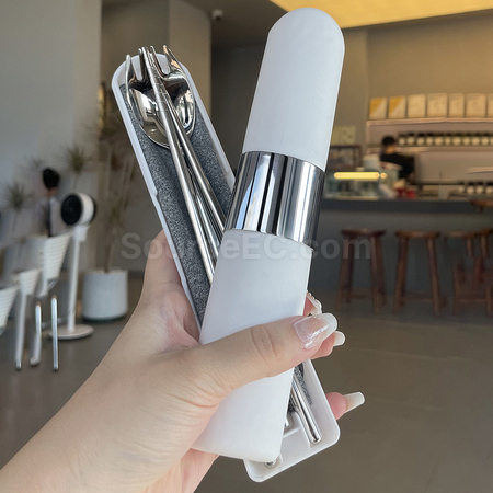 禮品訂造不銹鋼筷子勺子套裝紀念品