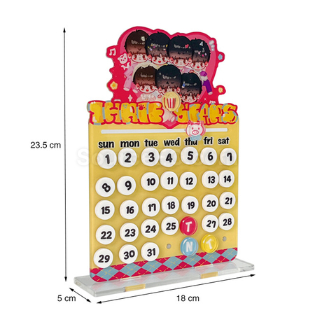 禮品訂造磁吸訂製亞加力月曆紀念品