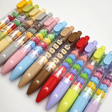 禮品訂造卡通串串中性筆紀念品