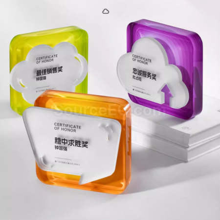禮品訂造創意水晶獎座紀念品