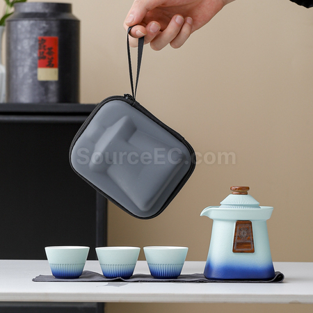 禮品訂造創意旅行快客杯套裝紀念品