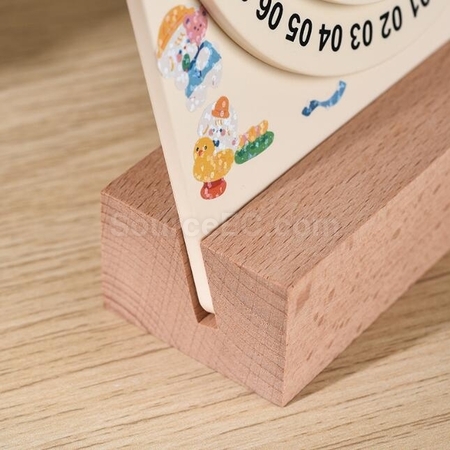 禮品訂造簡約轉盤萬年曆紀念品