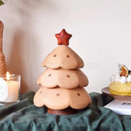 禮品訂造聖誕樹收納盒紀念品
