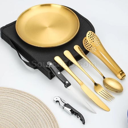 禮品訂造戶外旅行露營餐具套裝紀念品