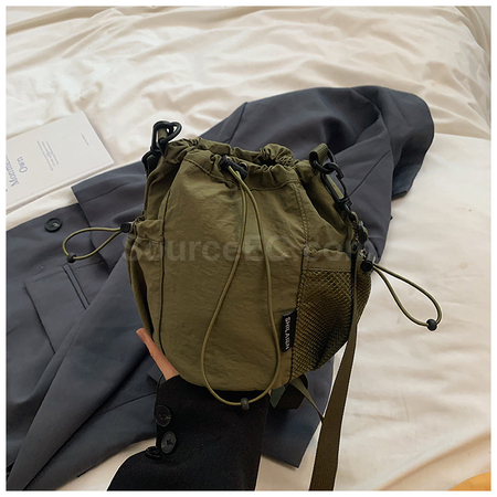 禮品訂造抽繩束口斜背包紀念品