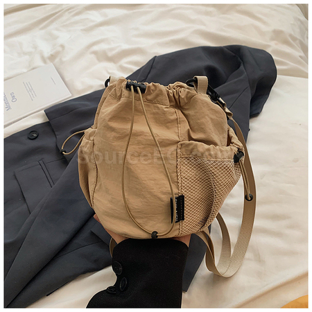 禮品訂造抽繩束口斜背包紀念品