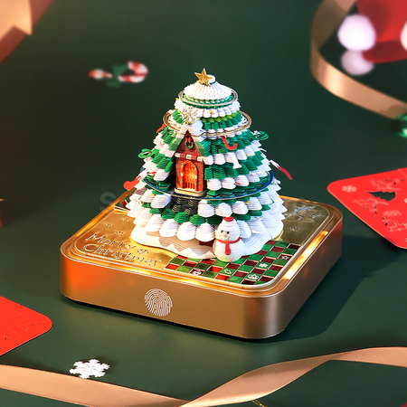 禮品訂造3D聖誕樹年曆紀念品