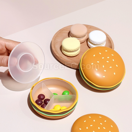 禮品訂造漢堡包造型藥盒紀念品