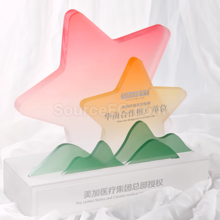 禮品訂造水晶獎座紀念品