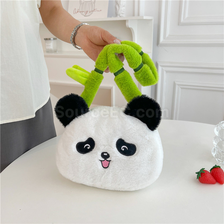 禮品訂造熊貓毛絨包紀念品