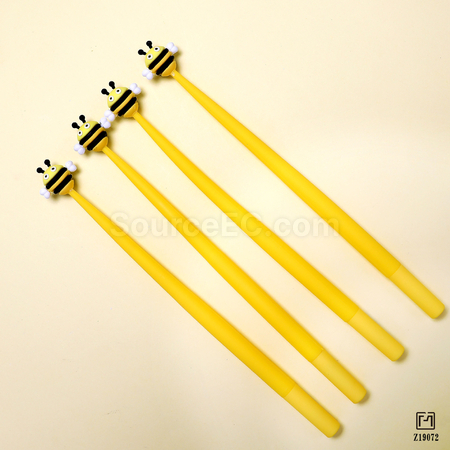 禮品訂造小蜜蜂中性筆紀念品