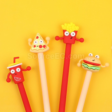 禮品訂造可愛美食中性筆紀念品