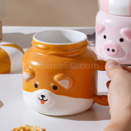 禮品訂造可愛動物馬克杯紀念品