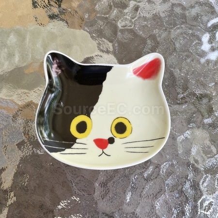 禮品訂造貓咪醬油碟紀念品