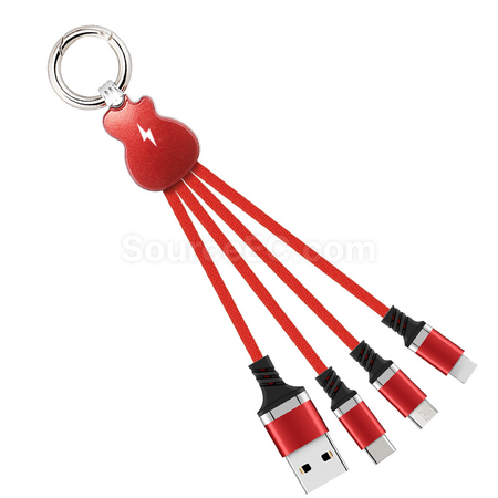 禮品訂造三合一數據線紀念品