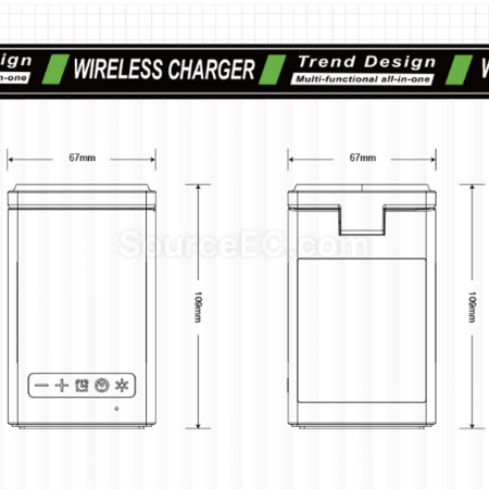 禮品訂造多功能六合一磁吸無線移動電源紀念品