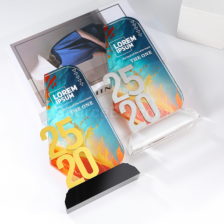禮品訂造2025水晶獎座紀念品