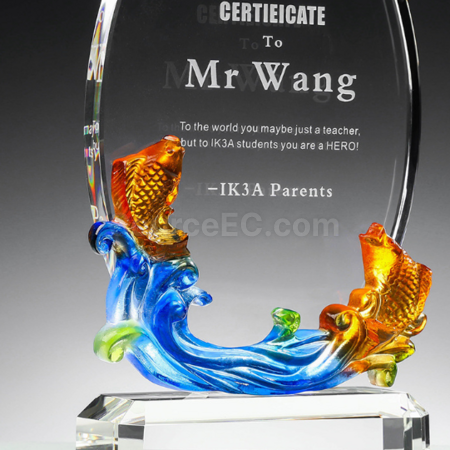 禮品訂造水晶獎座紀念品