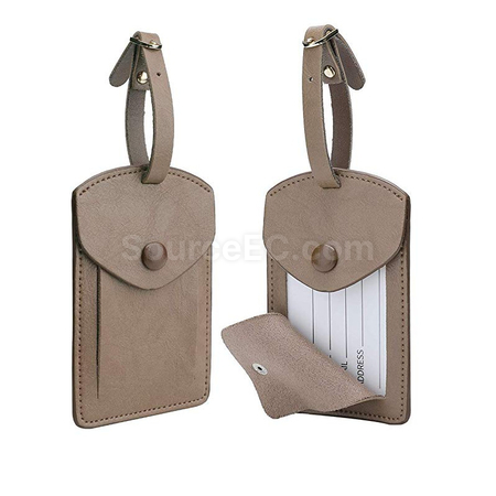 禮品訂造隱私保護PU行李牌紀念品