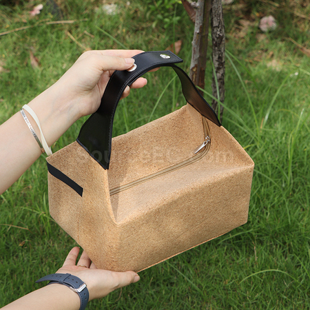 禮品訂造環保木紋收納袋紀念品