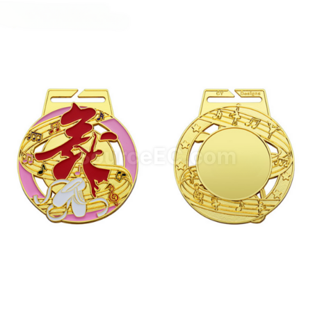 禮品訂造舞蹈金屬獎牌紀念品
