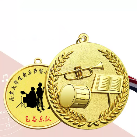 禮品訂造浮雕音樂獎牌紀念品