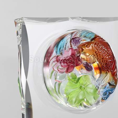 禮品訂造琉璃水晶獎座紀念品
