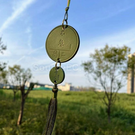 禮品訂造牛皮平安掛件紀念品