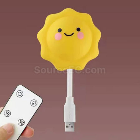 禮品訂造智慧語音控制聲控小夜燈usb插電紀念品