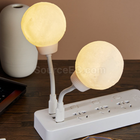 禮品訂造智慧語音控制聲控小夜燈usb插電紀念品