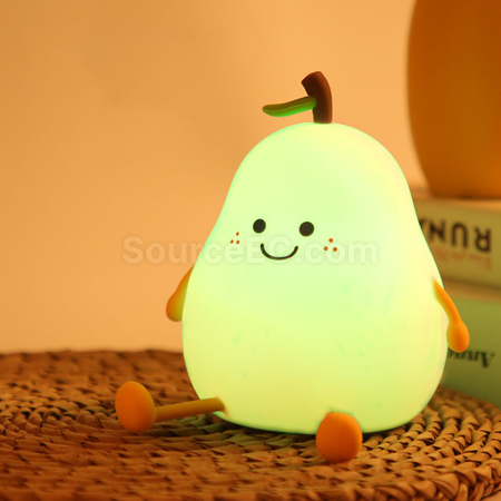 禮品訂造梨形小夜燈/拍拍燈紀念品